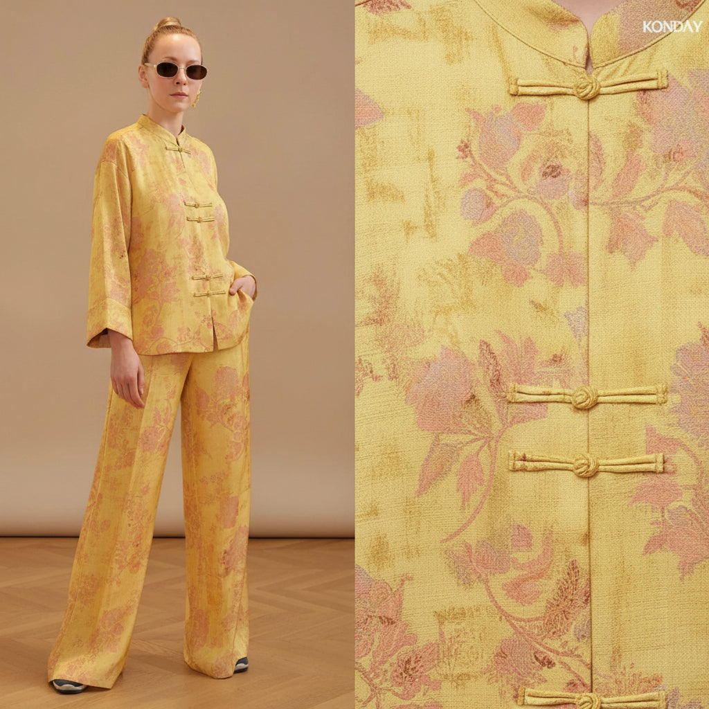 Ensemble KONDALA : Kimono & Pantalon Large Bohème Chic