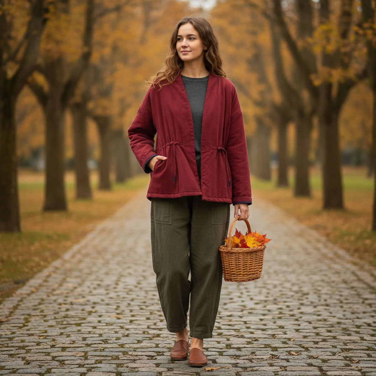 Combinaison Kimono Hiver Matelassée Coton