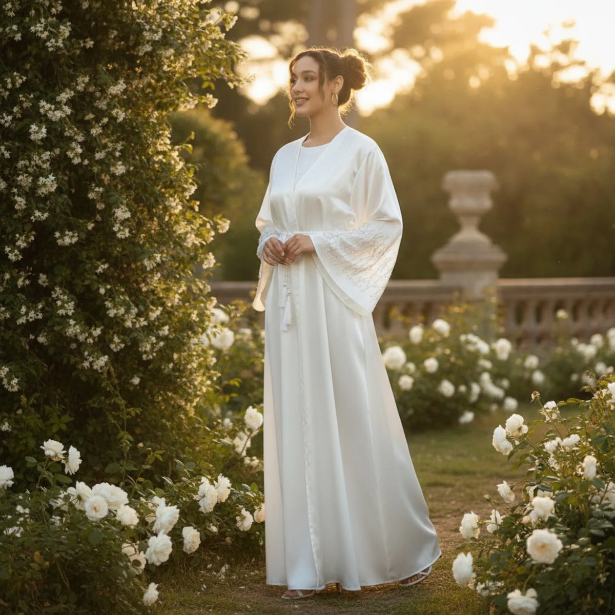 Abaya Perlée Chic Arabe pour Femme
