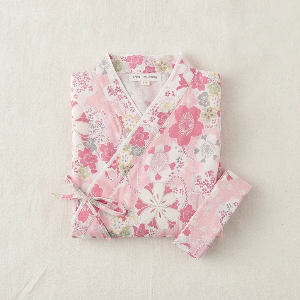 Kimono Yukata Enfant Coton Doux Style Japonais