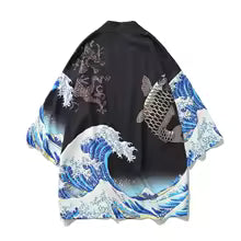 Kimono Haori Femme : Style Japonais Streetwear