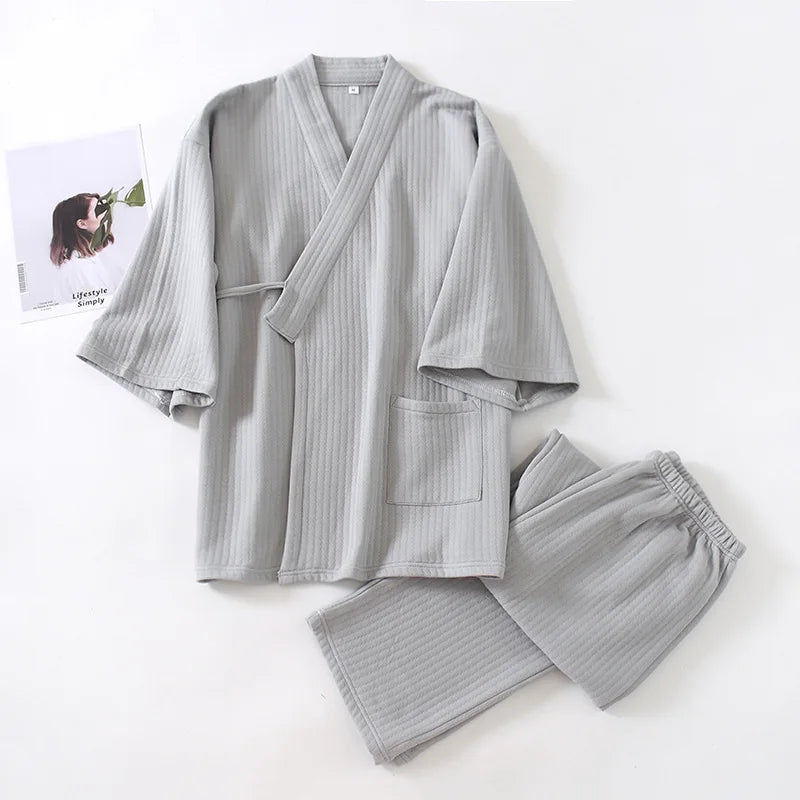Kimono Japonais Homme 2 Pièces Confort & Style