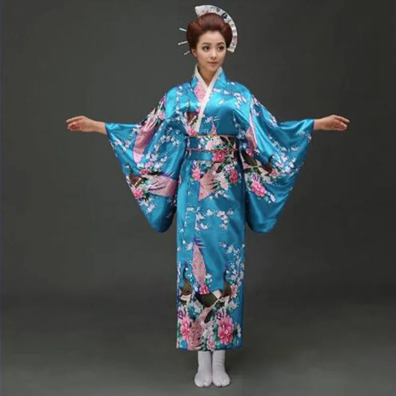 Robe Kimono Yukata traditionnelle japonaise pour femmes, bordeaux, Costumes de Cosplay à fleurs Haori asiatiques, longues Robes pyjama