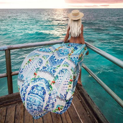 Robe Kimono Bohème Teelynn en Mousseline