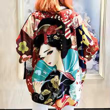 Kimono Haori Femme : Style Japonais Streetwear