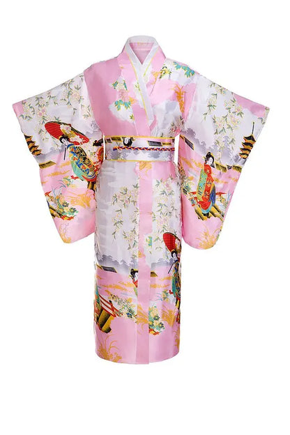 Robe Kimono Yukata traditionnelle japonaise pour femmes, bordeaux, Costumes de Cosplay à fleurs Haori asiatiques, longues Robes pyjama