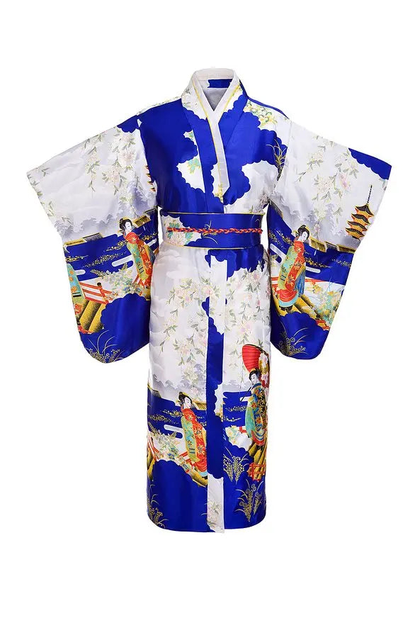 Robe Kimono Yukata traditionnelle japonaise pour femmes, bordeaux, Costumes de Cosplay à fleurs Haori asiatiques, longues Robes pyjama