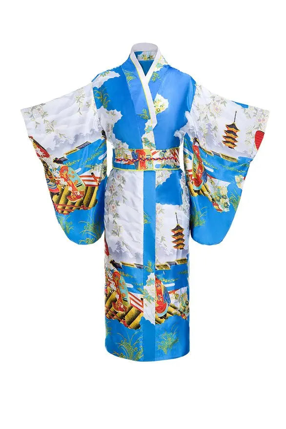 Robe Kimono Yukata traditionnelle japonaise pour femmes, bordeaux, Costumes de Cosplay à fleurs Haori asiatiques, longues Robes pyjama
