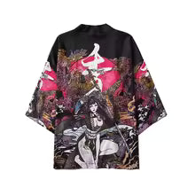Kimono Haori Femme : Style Japonais Streetwear