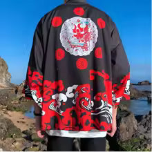 Kimono Haori Femme : Style Japonais Streetwear