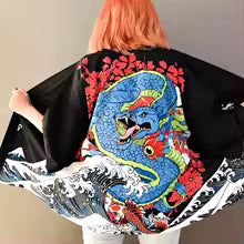 Kimono Haori Femme : Style Japonais Streetwear