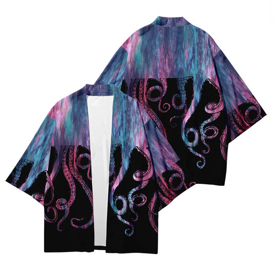 Cardigan Devilfish Style Streetwear Japonais Unisexe