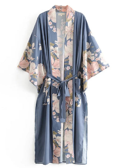 Kimono Long Bohème Imprimé - Style Chic & Léger