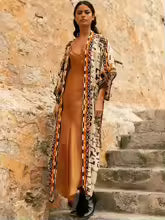 Robe Kimono Bohème Chic Imprimée