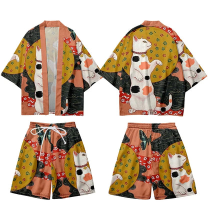 MiHaori : Set Cosplay Japonais Streetwear 3 Pièces