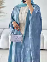 Abaya Kimono Satin Brillant Luxe