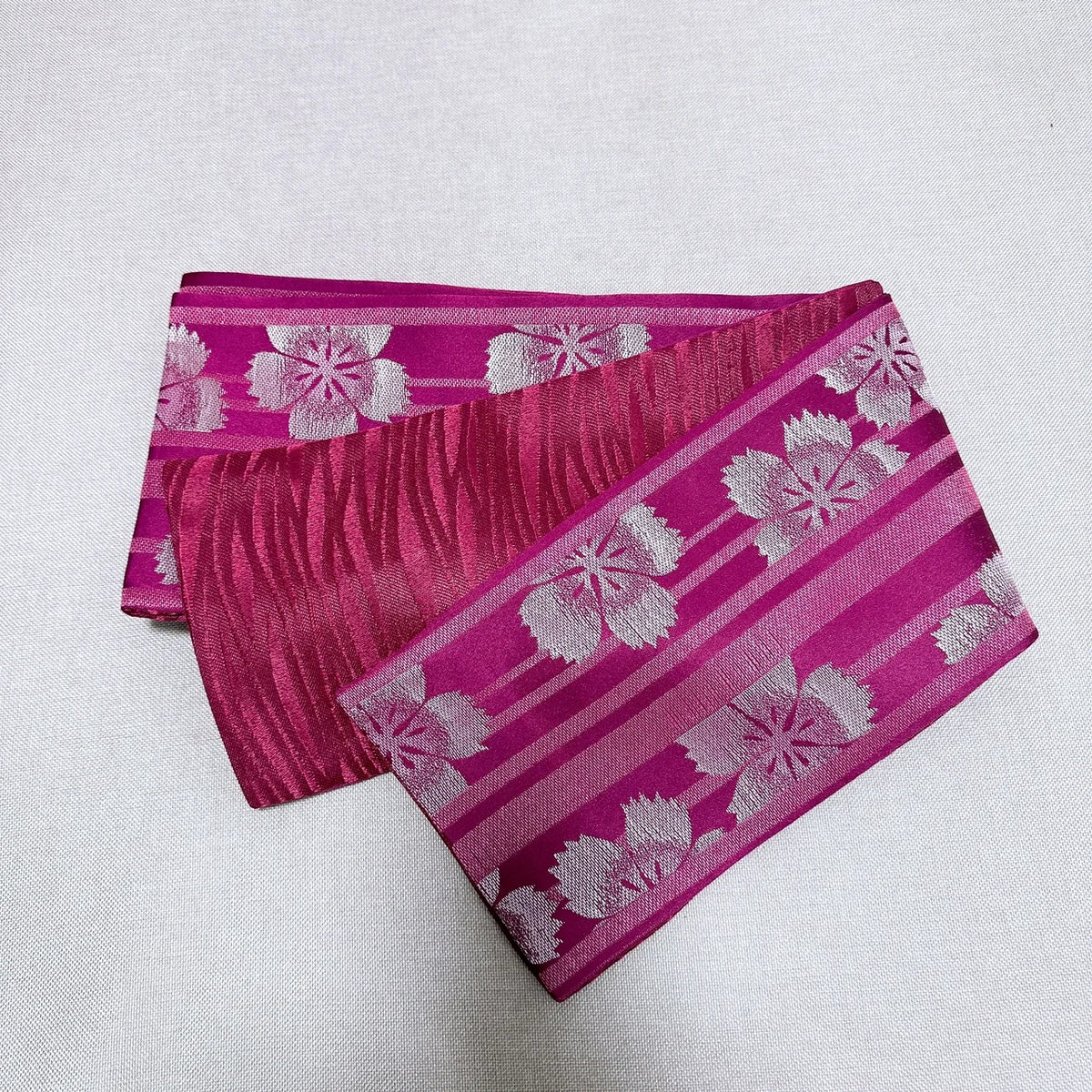 Ceinture Yukata réglable – Hanhaba Obi double face avec poches, ceinture étroite pour tenues d'été japonaises