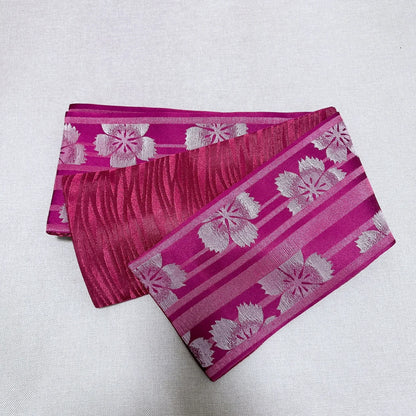 Ceinture Yukata réglable – Hanhaba Obi double face avec poches, ceinture étroite pour tenues d'été japonaises