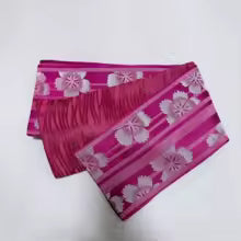 Ceinture Yukata réglable – Hanhaba Obi double face avec poches, ceinture étroite pour tenues d'été japonaises