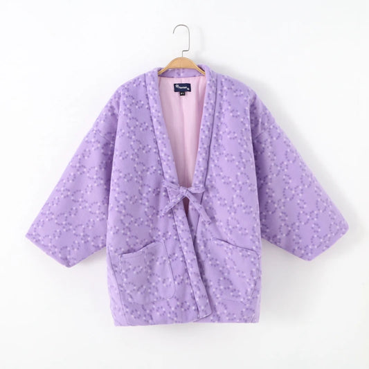 Veste Hanten d'hiver pour femmes, kimono japonais, vêtements de maison, pyjama, haori matelassé en coton, cardigan, yukata, vêtements asiatiques du Japon