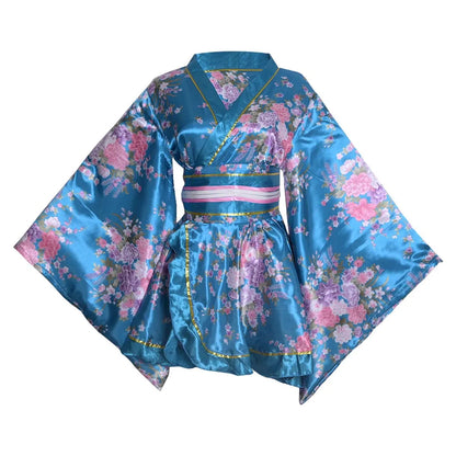 Nouveau Kimono court Style japonais imprimé Yukata amélioré vêtements de Performance sur scène