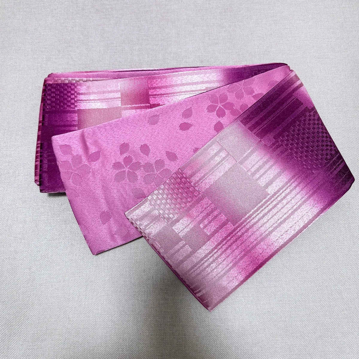 Ceinture Yukata réglable – Hanhaba Obi double face avec poches, ceinture étroite pour tenues d'été japonaises