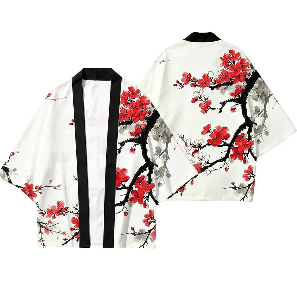 Kimono Haori Dragon & Grue - Style Harajuku