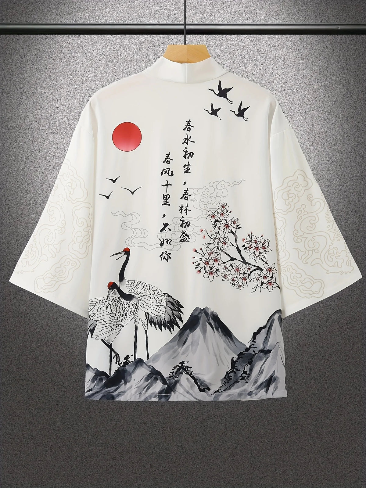 Kimono unisexe avec personnage de samouraï, hauts à la mode, Cardigan décontracté, tenue Yukata, Streetwear japonais, vêtements traditionnels