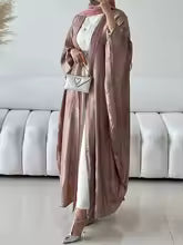 Abaya Kimono Satin Brillant Luxe