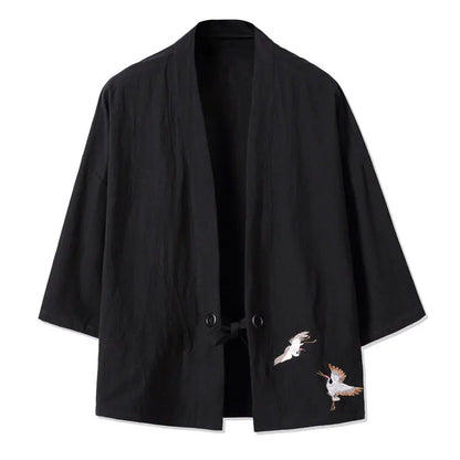 Veste Kimono Homme en Lin Léger