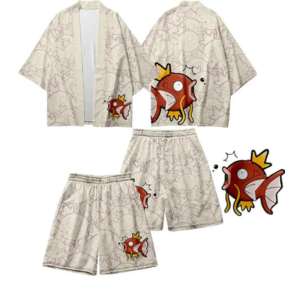 MiHaori : Set Cosplay Japonais Streetwear 3 Pièces