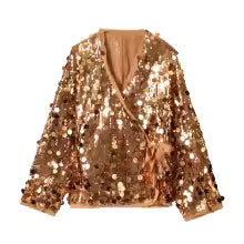 Veste Kimono Pailletée YENKYE Femme
