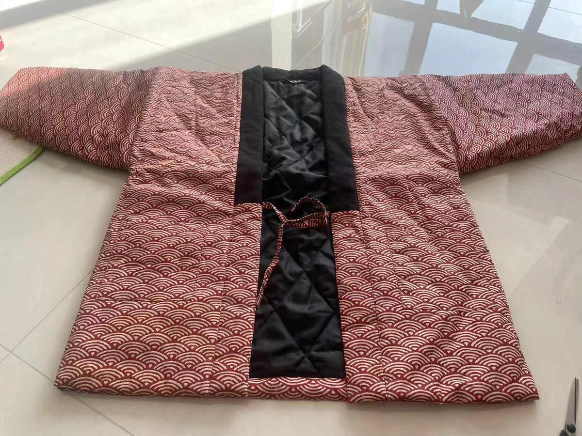 Vestes Hanten Automne-Hiver pour Femmes, Kimono Japonais, Vêtements de Maison, Pyjamas, Haori Matelassé, Manteau en Coton Rembourré, Vêtements Asiatiques