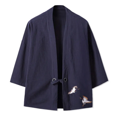 Veste Kimono Homme en Lin Léger