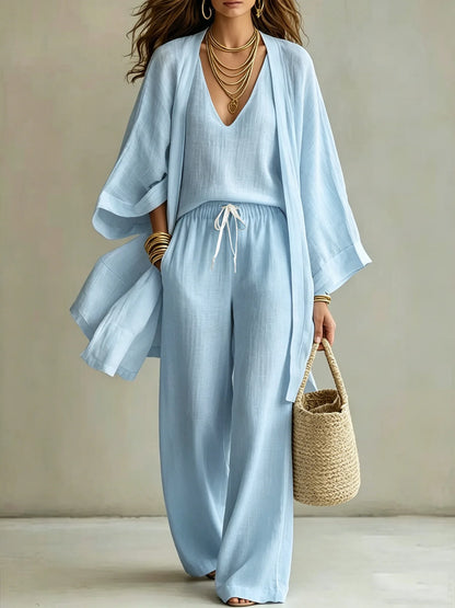 Ensemble 3 Pièces Été Chic Femme