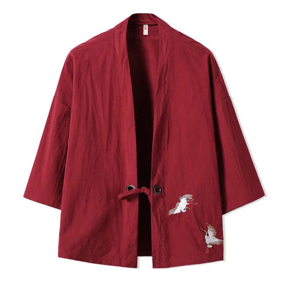 Veste Kimono Homme en Lin Léger