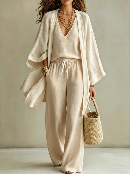 Ensemble 3 Pièces Été Chic Femme