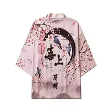 Kimono d'été floral unisexe