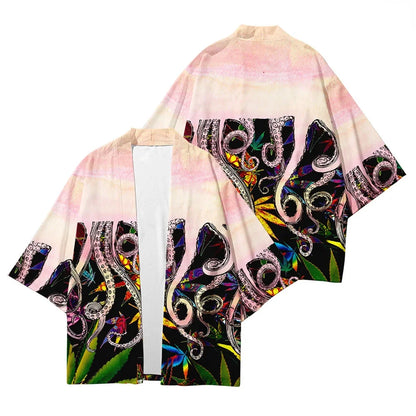 Cardigan Devilfish Style Streetwear Japonais Unisexe