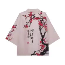 Kimono d'été floral unisexe