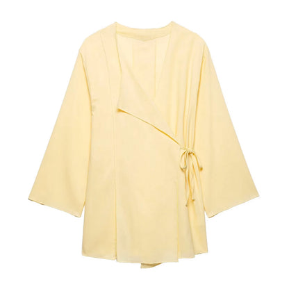 Ensemble Kimono & Pantalon Large Femme Chic & Confortable