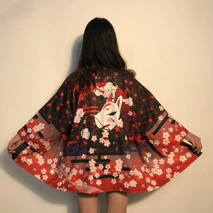 Kimono traditionnel japonais pour femmes, vêtements asiatiques, Cardigan de Cosplay à la mode pour hommes et femmes, plage en plein air, tendance Haori Yukata