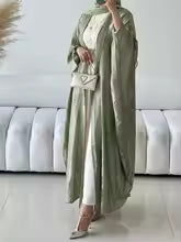 Abaya Kimono Satin Brillant Luxe