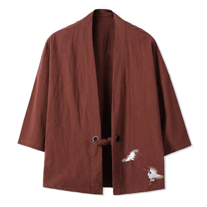 Veste Kimono Homme en Lin Léger