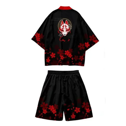 MiHaori : Set Cosplay Japonais Streetwear 3 Pièces