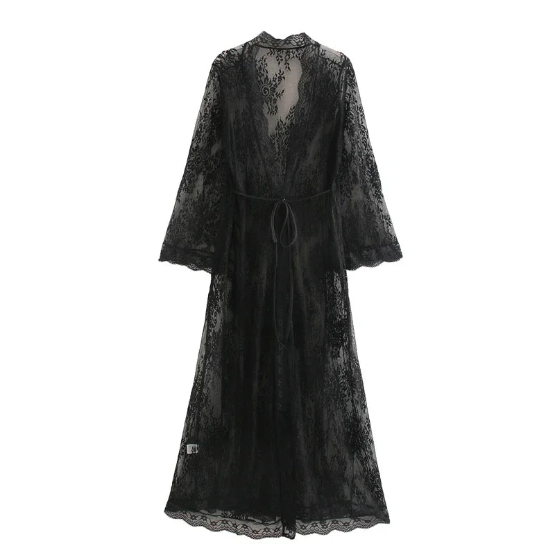 Kimono Bohème Dentelle Chic