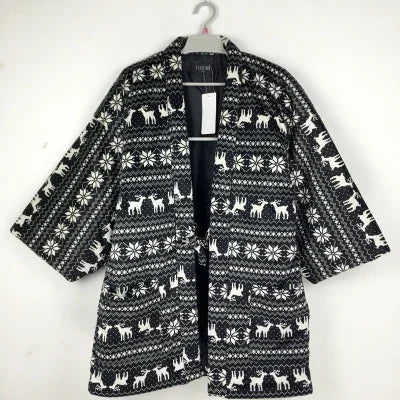 Vestes Hanten japonaises pour hommes et femmes, manteau en coton, kimono d'hiver, garde au chaud, vêtements asiatiques Haori Y-Optics Homewear