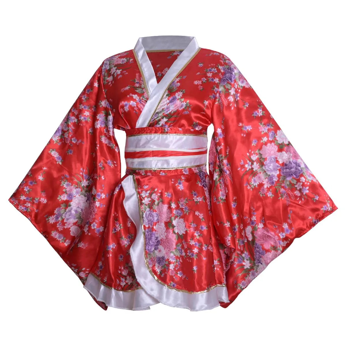 Nouveau Kimono court Style japonais imprimé Yukata amélioré vêtements de Performance sur scène