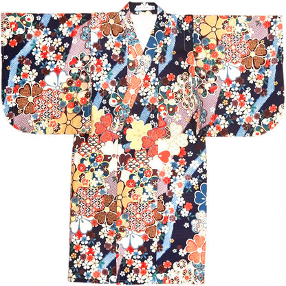 Robe d'été de style japonais pour filles, imprimés de fleurs de cerisier, Kimono traditionnel japonais pour enfants, robe de spectacle pour enfants