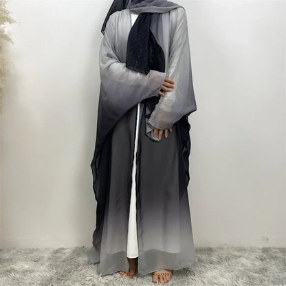 Abaya Cardigan Long Scintillant Dubaï Chic